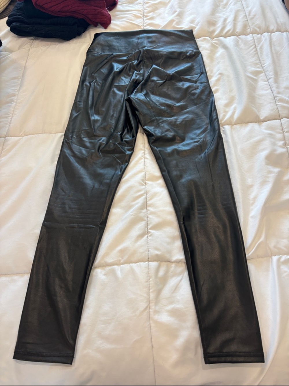 High-Rise Faux Leather Leggings - Picture 2 of 2